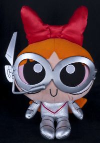 Trendmasters Cartoon Network Powerpuff Girls Space Suit Blossom Talking Plu